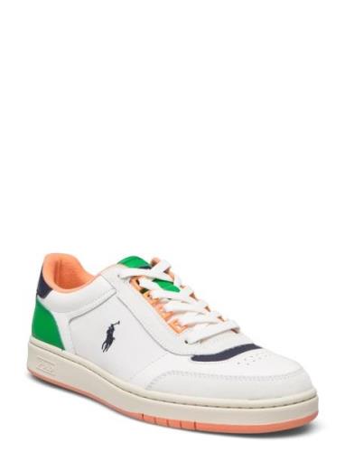 Court Sport Leather-Suede Sneaker Låga Sneakers White Polo Ralph Laure...