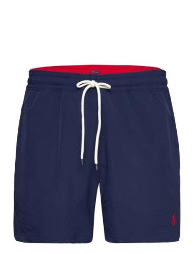 4.5-Inch Traveler Slim Fit Swim Trunk Badshorts Blue Polo Ralph Lauren