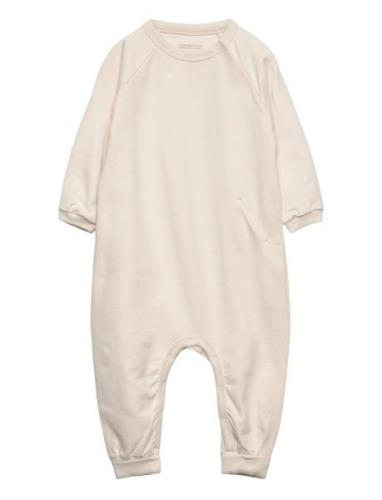 Full Body Sweat Långärmad Bodysuit Beige Copenhagen Colors