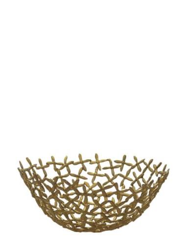 Ixora Skål Home Decoration Decorative Platters Gold Mojoo