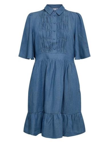 Numio Dress Kort Klänning Blue Nümph