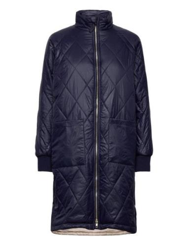 Noemisz Jacket Kviltad Jacka Navy Saint Tropez