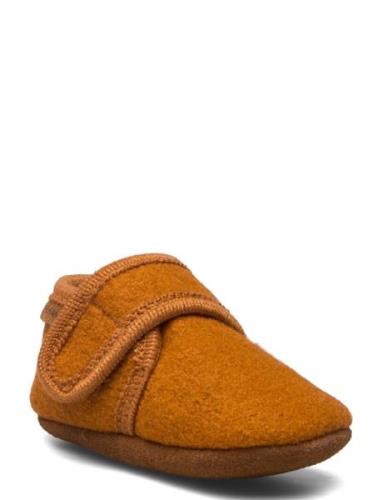 Baby Wool Slippers Slippers Inneskor Orange En Fant