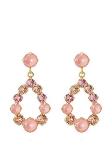 Mini Delia Earrings Örhänge Smycken Pink Caroline Svedbom