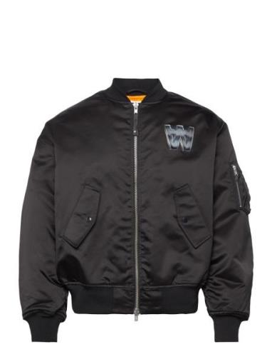 Aki Chrome Combo Bomber Bomberjacka Jacka Black Double A By Wood Wood