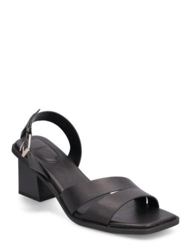 Block-Heel Sandals Sandal Med Klack Black Mango