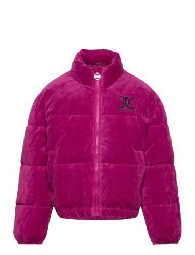 Juicy Velour Puffa Fodrad Jacka Purple Juicy Couture