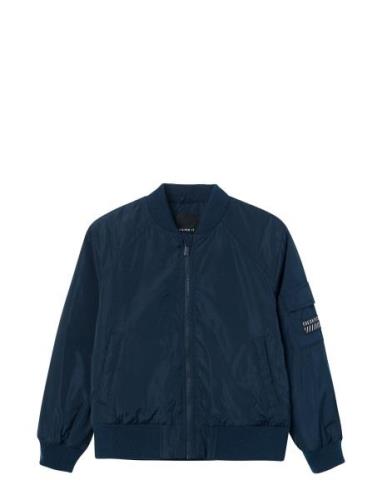 Nkmmaca Bomber Jacket Bomberjacka Navy Name It