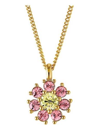 Delise Sg L.green/Golden Accessories Jewellery Necklaces Dainty Neckla...