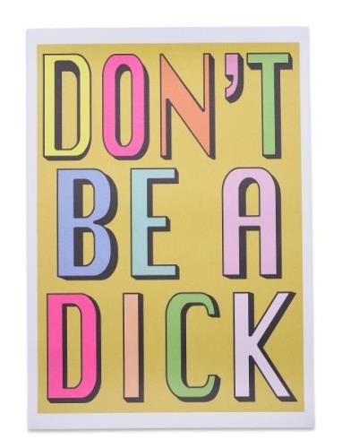 Aparte Works Aparte X Hannah Carvell - Don't Be A Dick Multi/patterned