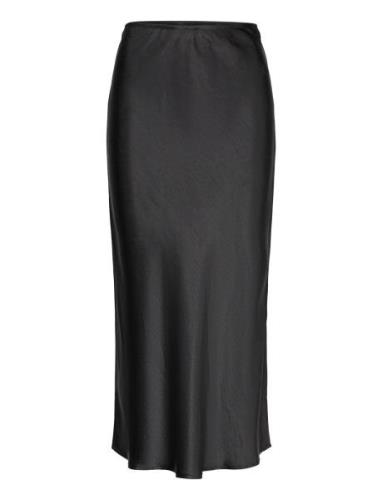 Cc Heart Skyler Mid-Length Skirt Knälång Kjol Black Coster Copenhagen