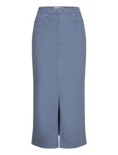 Vmwild Lucky Hr 7/8 Clr Skirt Lcs Knälång Kjol Blue Vero Moda