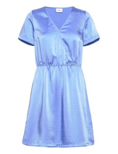 Dinnesz Ss Dress Kort Klänning Blue Saint Tropez