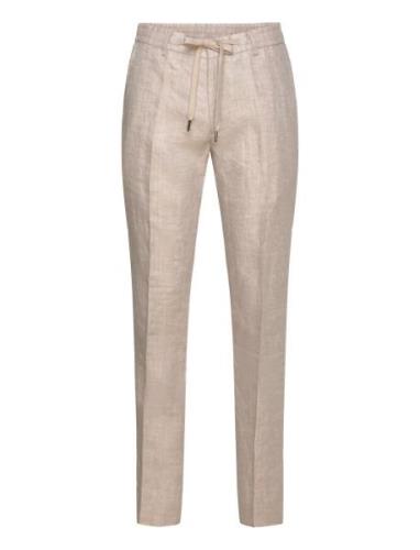 Pure Linen Pant Kostym Cream Michael Kors