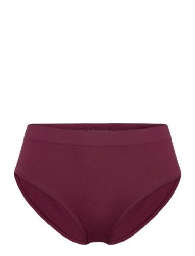 Lucia Tai Solid Trosa Brief Tanga Burgundy Missya