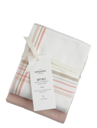 Gift Set I Home Textiles Kitchen Textiles Kitchen Towels Pink The Orga...