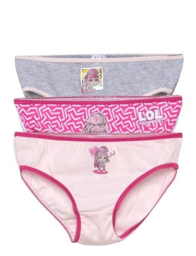 Box Of 3 Briefs Night & Underwear Underwear Panties Multi/patterned L....