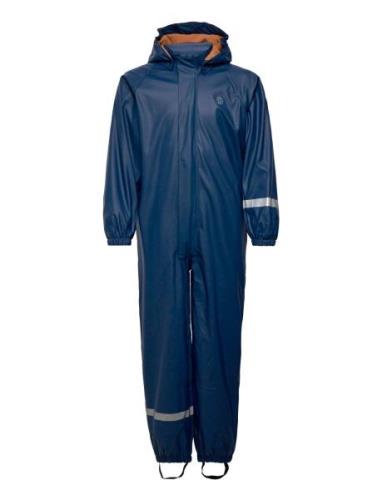Maltha Pu Coverall Outerwear Rainwear Rainwear Sets Blue ZigZag
