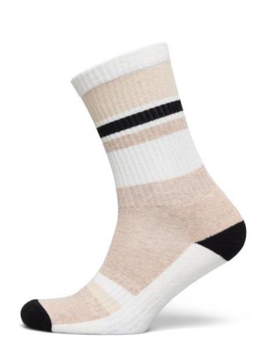 Sofi Socks Lingerie Socks Regular Socks Beige Mp Denmark