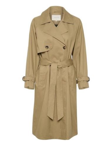 Kaelise Trenchcoat Trench Coat Rock Beige Kaffe