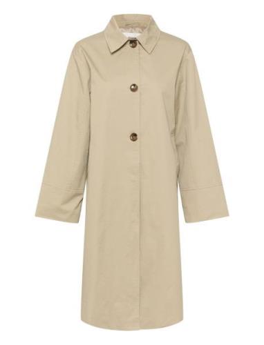 Marikb Jacket Trench Coat Rock Beige Karen By Simonsen