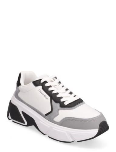 Low Top Lace Up Låga Sneakers White Calvin Klein