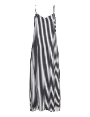Fluid Stripe Ankle Slip Dress Maxiklänning Festklänning Blue Tommy Hil...