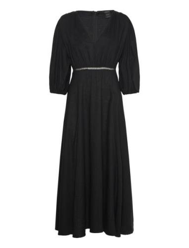 Dress Nilla Maxiklänning Festklänning Black Lindex