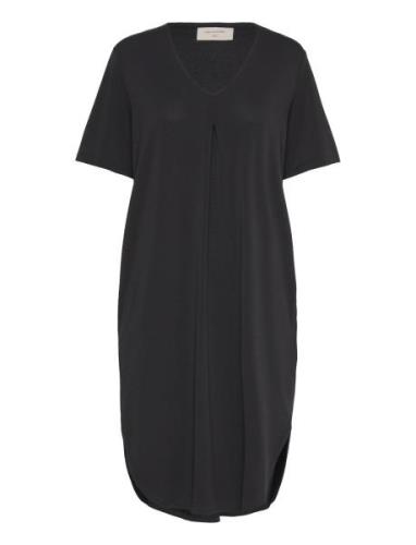 Fqfloi-Dress Knälång Klänning Black FREE/QUENT