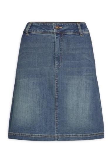 Fqharlow-Skirt Kort Kjol Blue FREE/QUENT