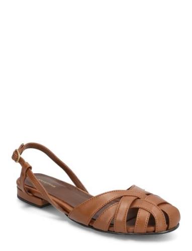 Banie 20 Platta Sandaler Brown Anonymous Copenhagen