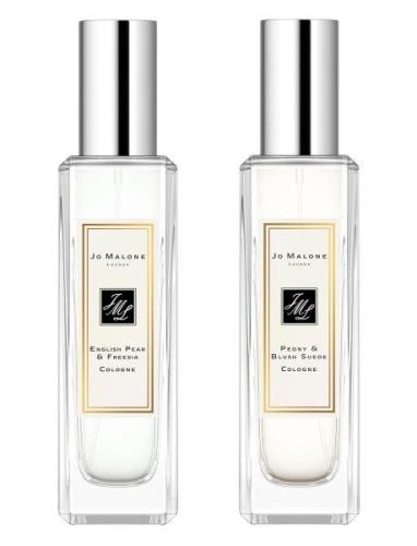 English Pear & Freesia + Peony & Blush Suede Cologne Scent Pairing Duo...