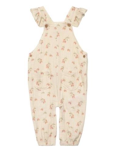 Nbfbiba Loose Overall Lil Jumpsuit Beige Lil'Atelier