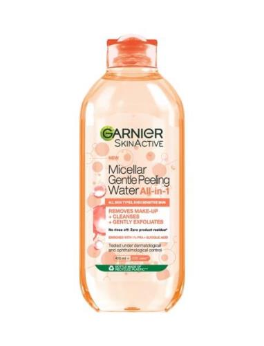 Garnier Gentle Micellar Peeling Water Ansiktstvätt Ansiktsvatten Nude ...