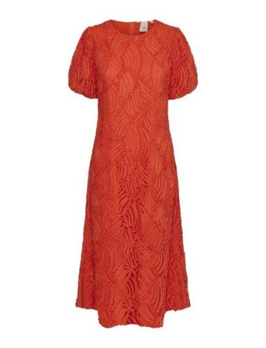 Yasbilo Ss Long Dress - Show Maxiklänning Festklänning Red YAS