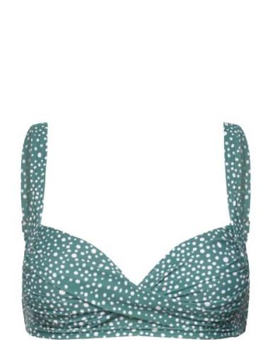 Panos Emporio Ditsy Dots Medea Top Grön