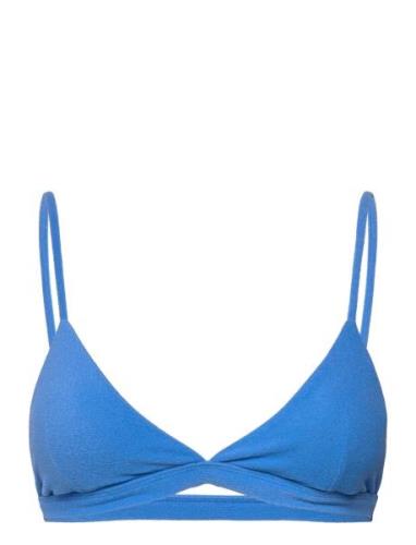 The Erato Top Swimwear Bikinis Bikini Tops Triangle Bikinitops Blue AY...