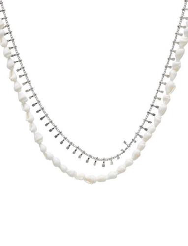 Pcjill J Combi Necklace D2D Accessories Jewellery Necklaces Chain Neck...