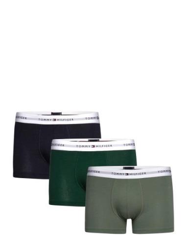 3P Trunk Boxerkalsonger Green Tommy Hilfiger