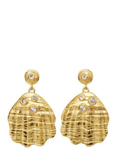 Palma Earring Örhänge Smycken Gold Maanesten