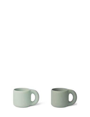 Kylie Cup 2-Pack Home Meal Time Cups & Mugs Cups Green Liewood