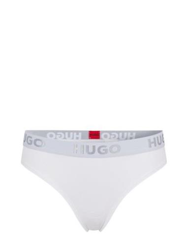 Thong Sporty Logo Stringtrosa Underkläder White HUGO