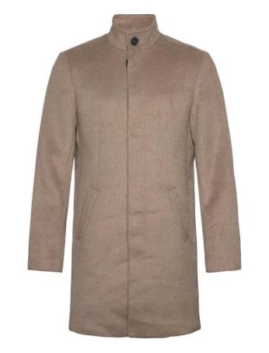 Katbbaustin Coat Yllerock Rock Beige Bruuns Bazaar