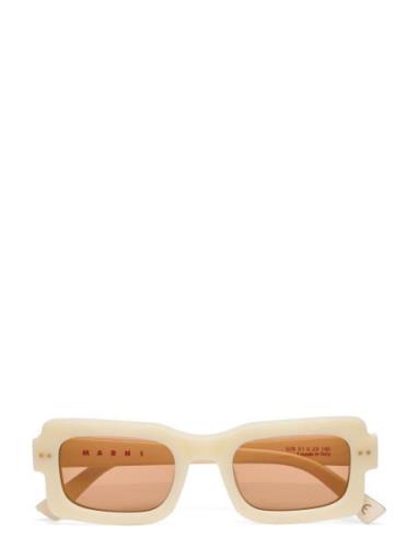 Lake Vostok Panna Fyrkantiga Solglasögon Cream Marni Sunglasses