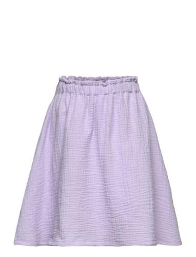 Skirt Muslin Dresses & Skirts Skirts Short Skirts Purple Huttelihut