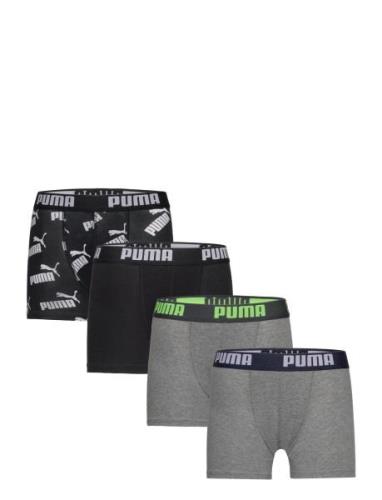 Puma Boys Basic Boxer Aop 4P Ecom Night & Underwear Underwear Underpan...