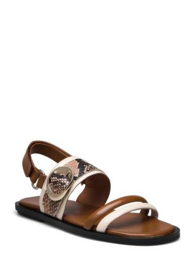 Sandals Platta Sandaler Brown Billi Bi