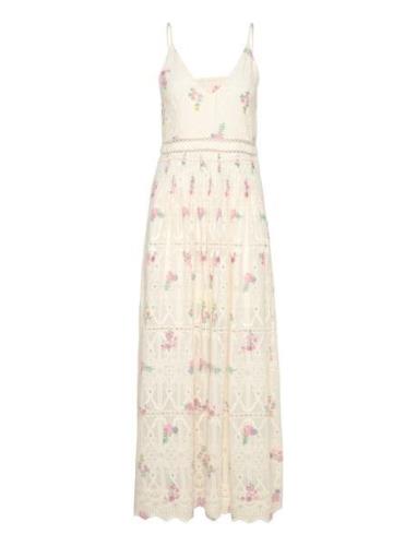 Pippa Maxi Dress Maxiklänning Festklänning Beige Love Lolita