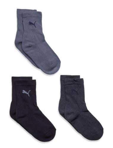 Puma Junior Crew Sock 3P Sockor Strumpor Blue PUMA