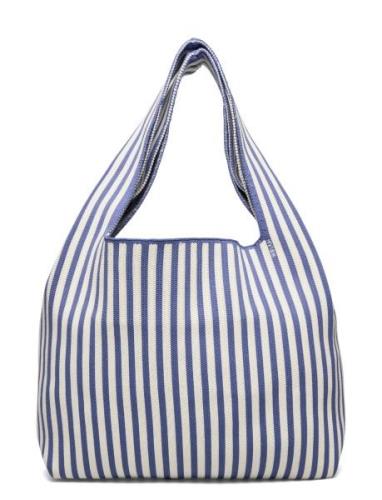 Carry Knit Shopper Väska Blue HVISK